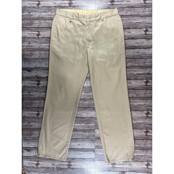 Rag & Bone cotton chino pants size 32 color beige handmade New York NWOT - Picture 1 of 5